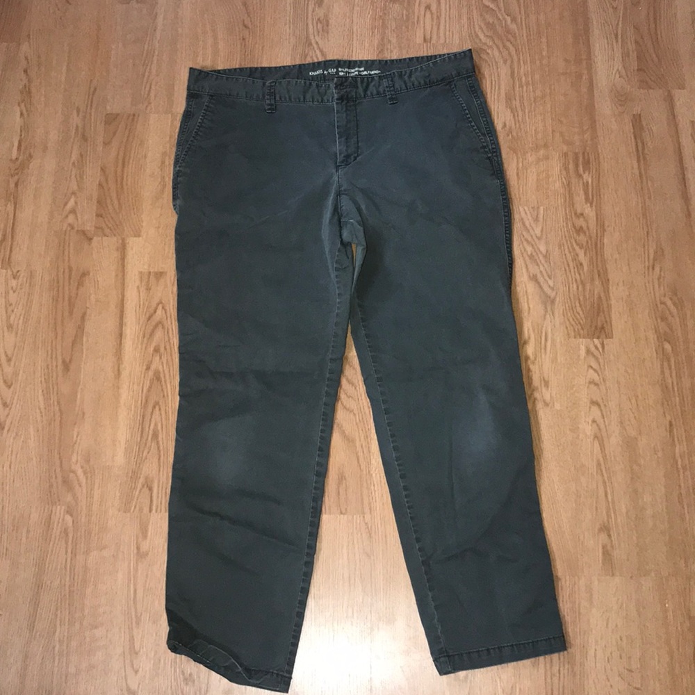 Olive Girlfriend style Khakis